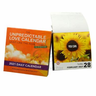 किन व्यावसायिक मुद्रणले तपाईंको दैनिक पृष्ठ-एक-दिन क्यालेन्डरलाई बढाउँछ